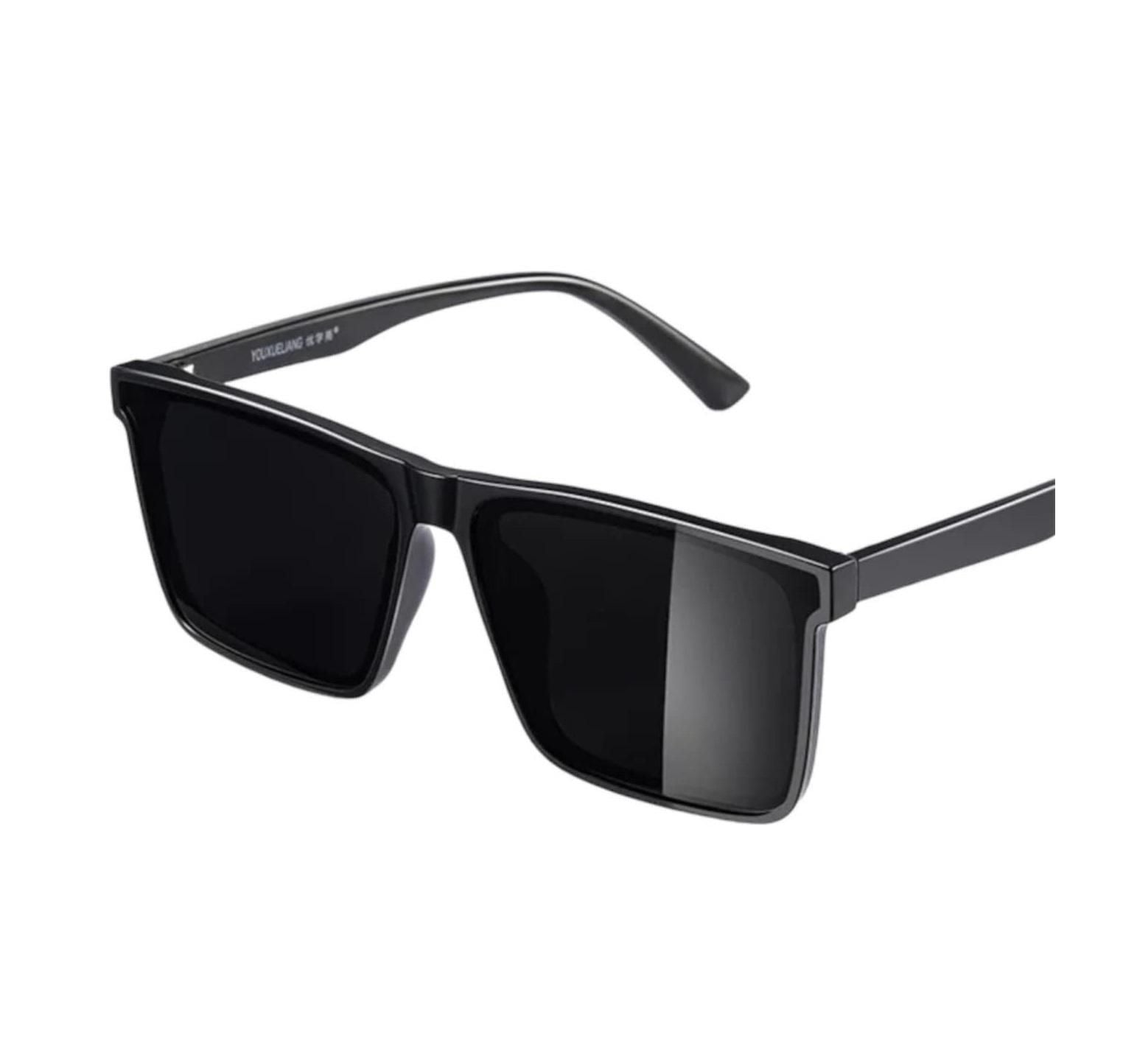 Polarized Retro Square Sunglasses β Full Rim | 100% UV Protected | Unisex Large Fit