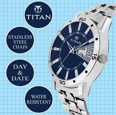 ⌚ Analog Stylish Watch for Men – Unique Design | Stainless Steel Strap Casual & Elegant Wear