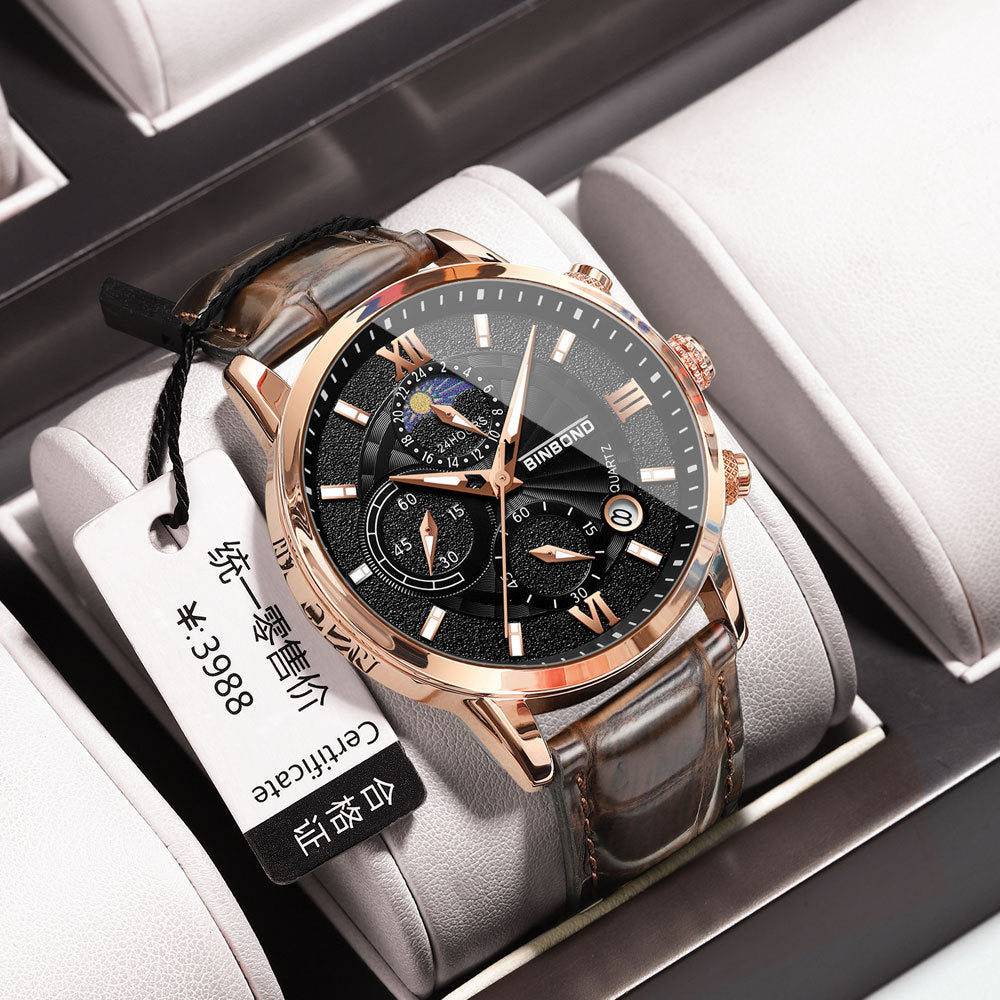 Men’s Waterproof Stainless Steel Mesh Watch – 44mm Dial, Spiral Crown, 5 Stylish Variants