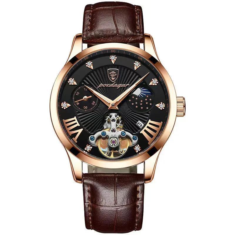 Ultra-Thin Waterproof Luminous Men's Watch – 7mm Slim Design with Calendar Function