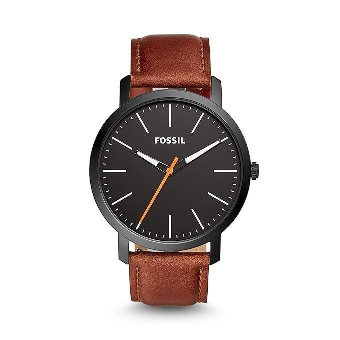 ⌚ BD Fossil Premium Unisex Analog Watch – Rose Gold Case | Leather Strap | Mineral Glass