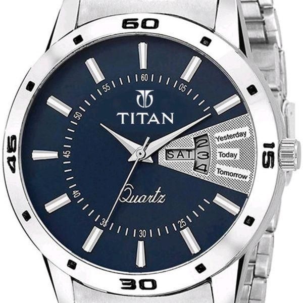 ⌚ Analog Stylish Watch for Men – Unique Design | Stainless Steel Strap Casual & Elegant Wear