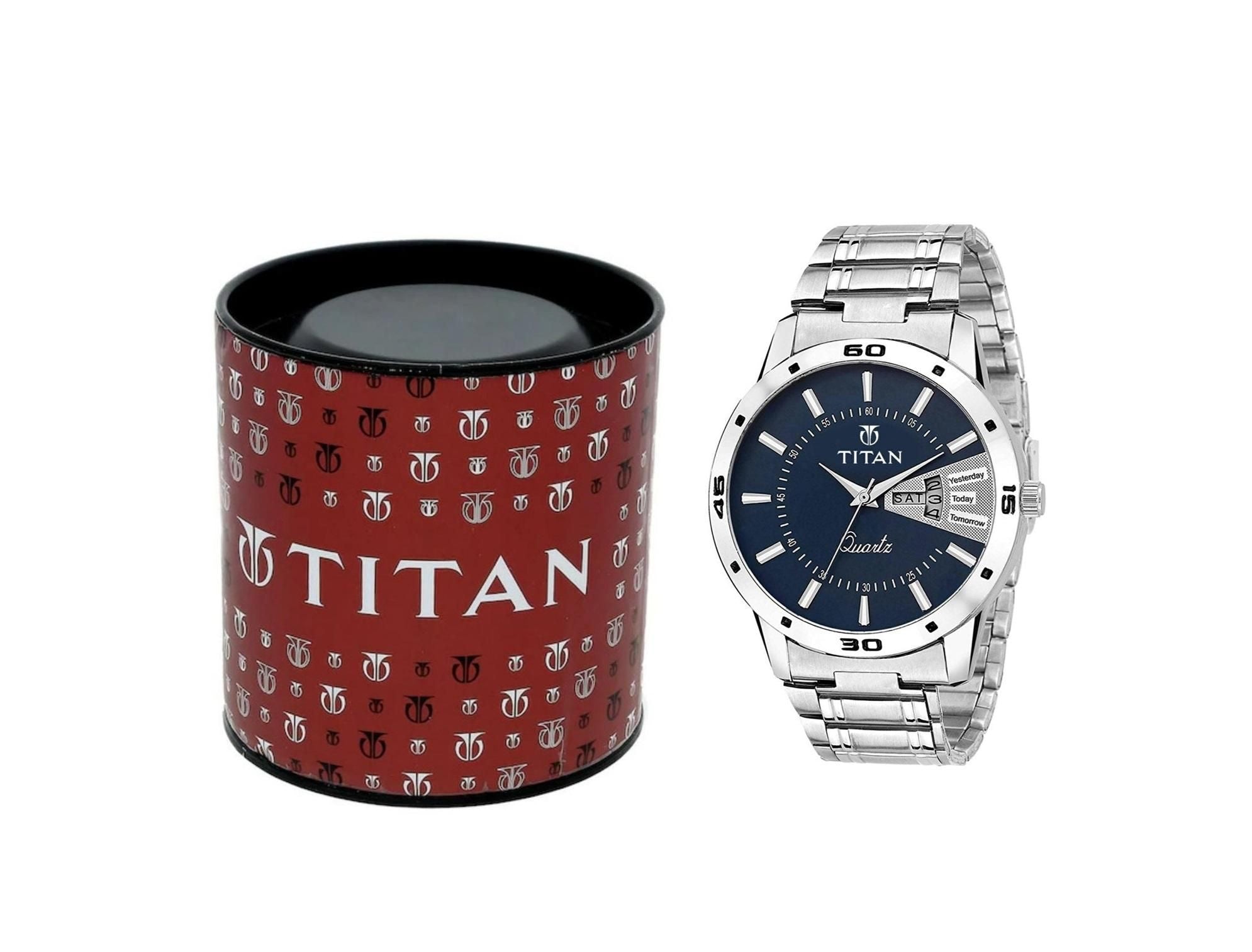 ⌚ Analog Stylish Watch for Men – Unique Design | Stainless Steel Strap Casual & Elegant Wear