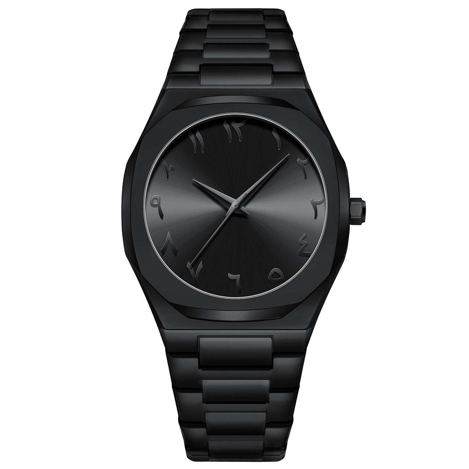 Men's Premium Business Quartz Watch | Arabic Dial with Stainless Steel Belt