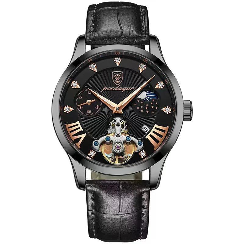 Ultra-Thin Waterproof Luminous Men's Watch – 7mm Slim Design with Calendar Function